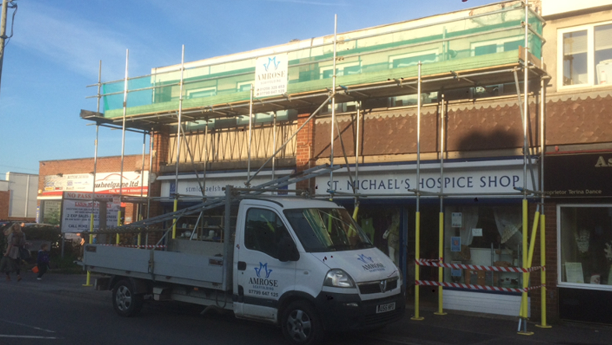 Scaffolding services in Hook